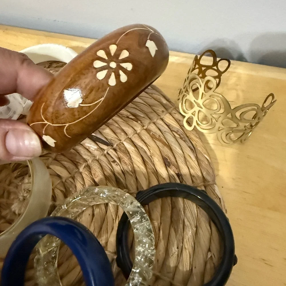 Vintage Bangle Bracelet Set of 12 - Picture 7 of 12